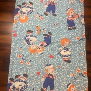 Blue and White Cartoon Character Bedding Sheet